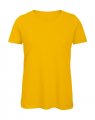Dames T-shirt Biologisch B&C Inspire TW043 Gold